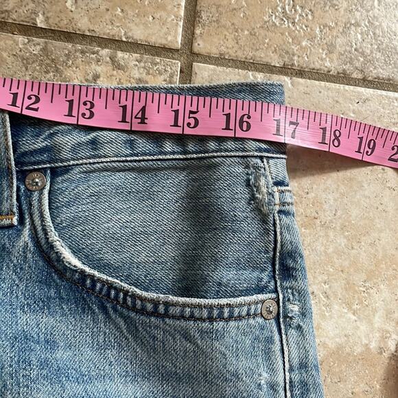 AGOLDE Jamie High Rise Classic Ripped Cotton Jeans - Picture 12 of 15